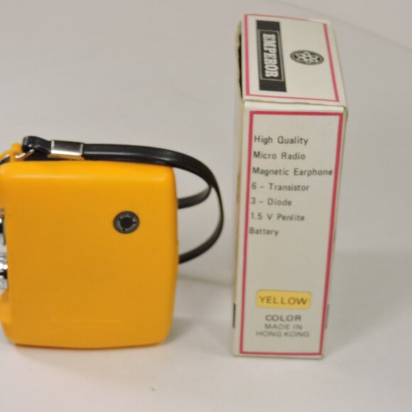 Emperor Micro Transistor Radio Working - With Strap, Box, Earphone & Manual - Picture 3 of 7